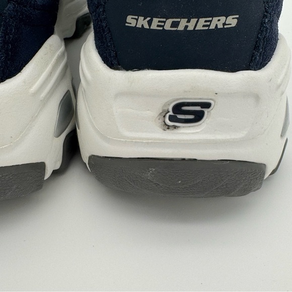 Skechers D’Lites Me Time Comfort Athletic Sneakers 11936 Navy White Womens 7.5 - Picture 11 of 11
